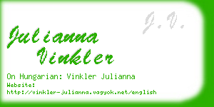 julianna vinkler business card